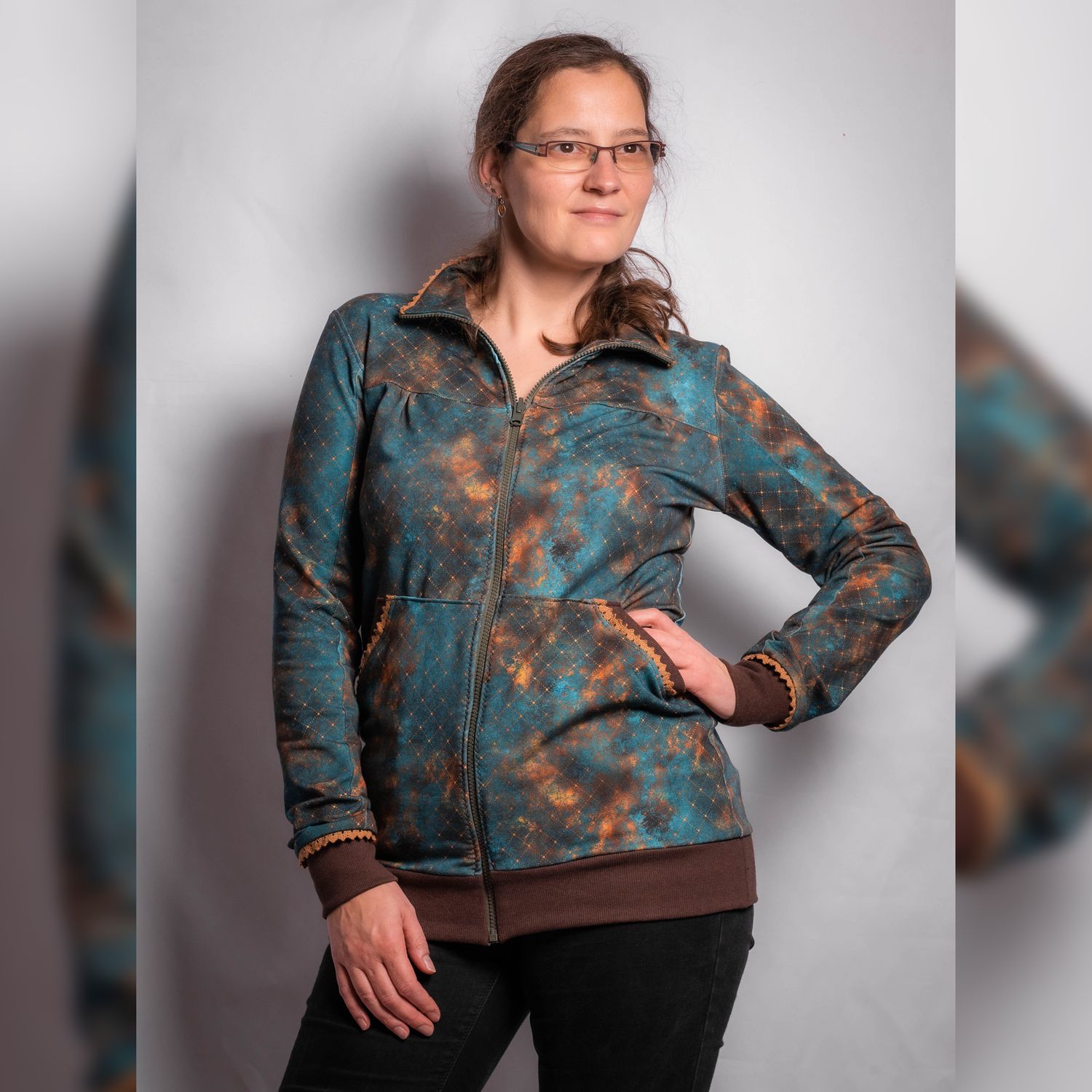 Sweatjacke - Göttin des Frühlings - Schnittmuster eBook-9 Sweatjacke - Göttin des Frühlings - Schnittmuster eBook-9