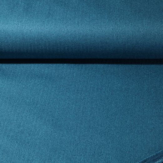 Rucksack- und Taschenstoff Simon - Herringbone Türkisblau Melange