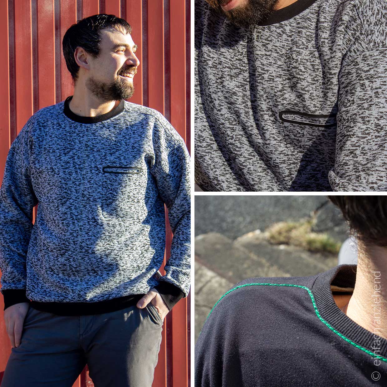 Pullover - Schulter zum Anlehnen - Schnittmuster eBook-0 Pullover - Schulter zum Anlehnen - Schnittmuster eBook-0