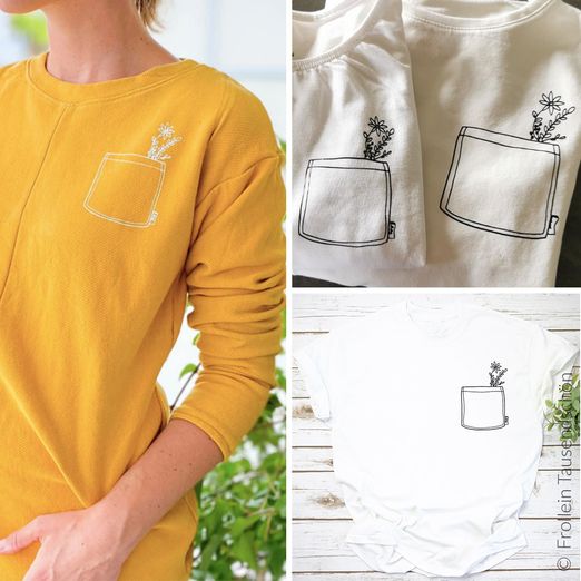 Plotterdatei - Brusttasche `Herbs - eBook Plotterdatei - Brusttasche `Herbs - eBook