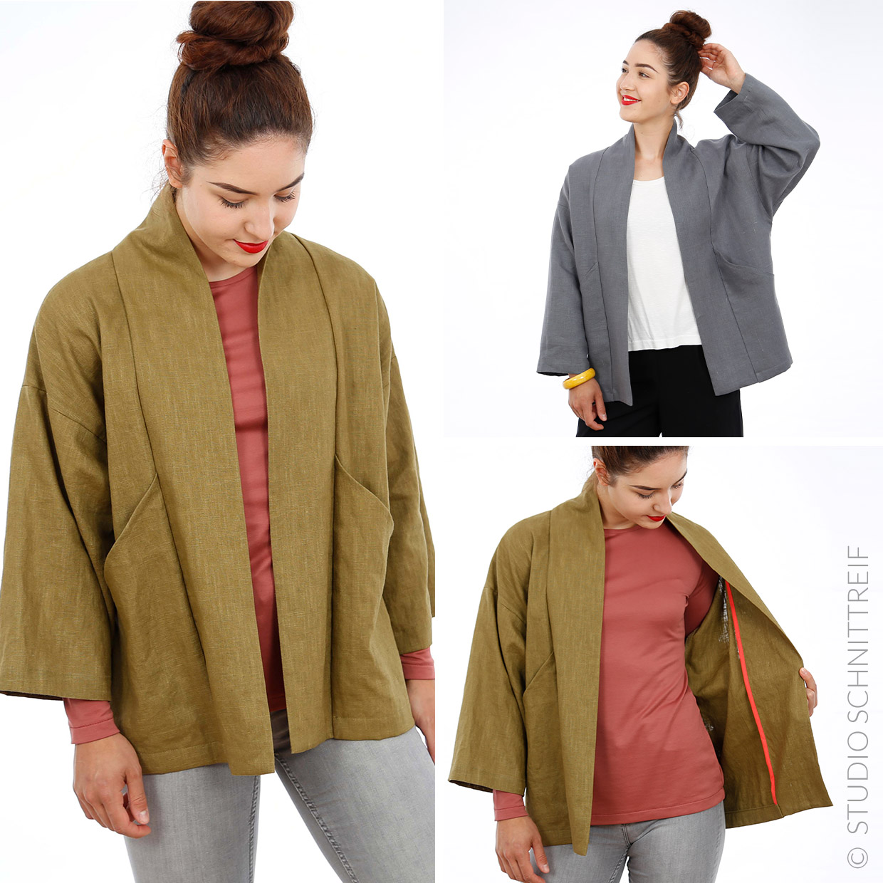 Kimonojacke - FRAU SINA- Schnittmuster eBook-0 Kimonojacke - FRAU SINA- Schnittmuster eBook-0