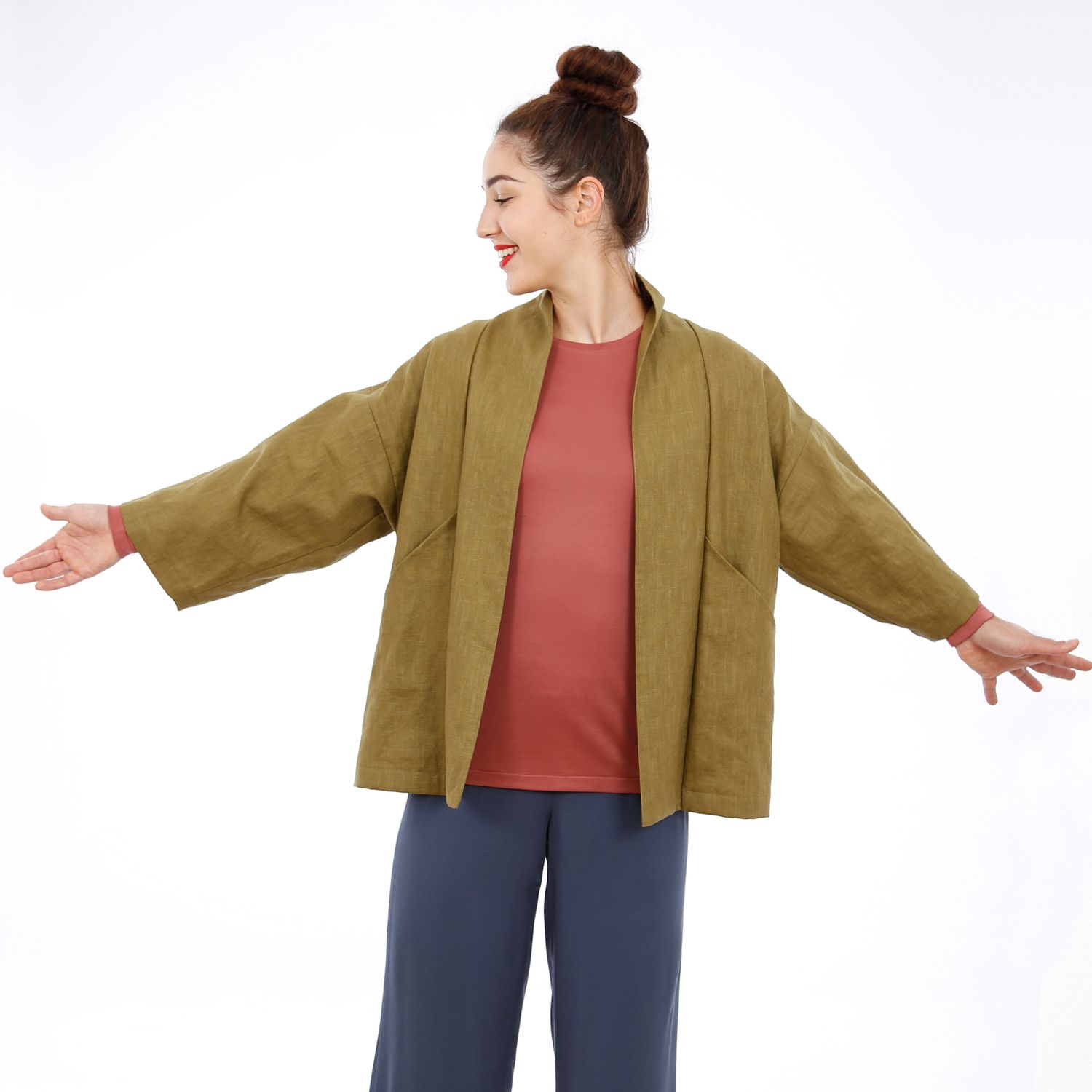 Kimonojacke - FRAU SINA- Schnittmuster eBook-1 Kimonojacke - FRAU SINA- Schnittmuster eBook-1