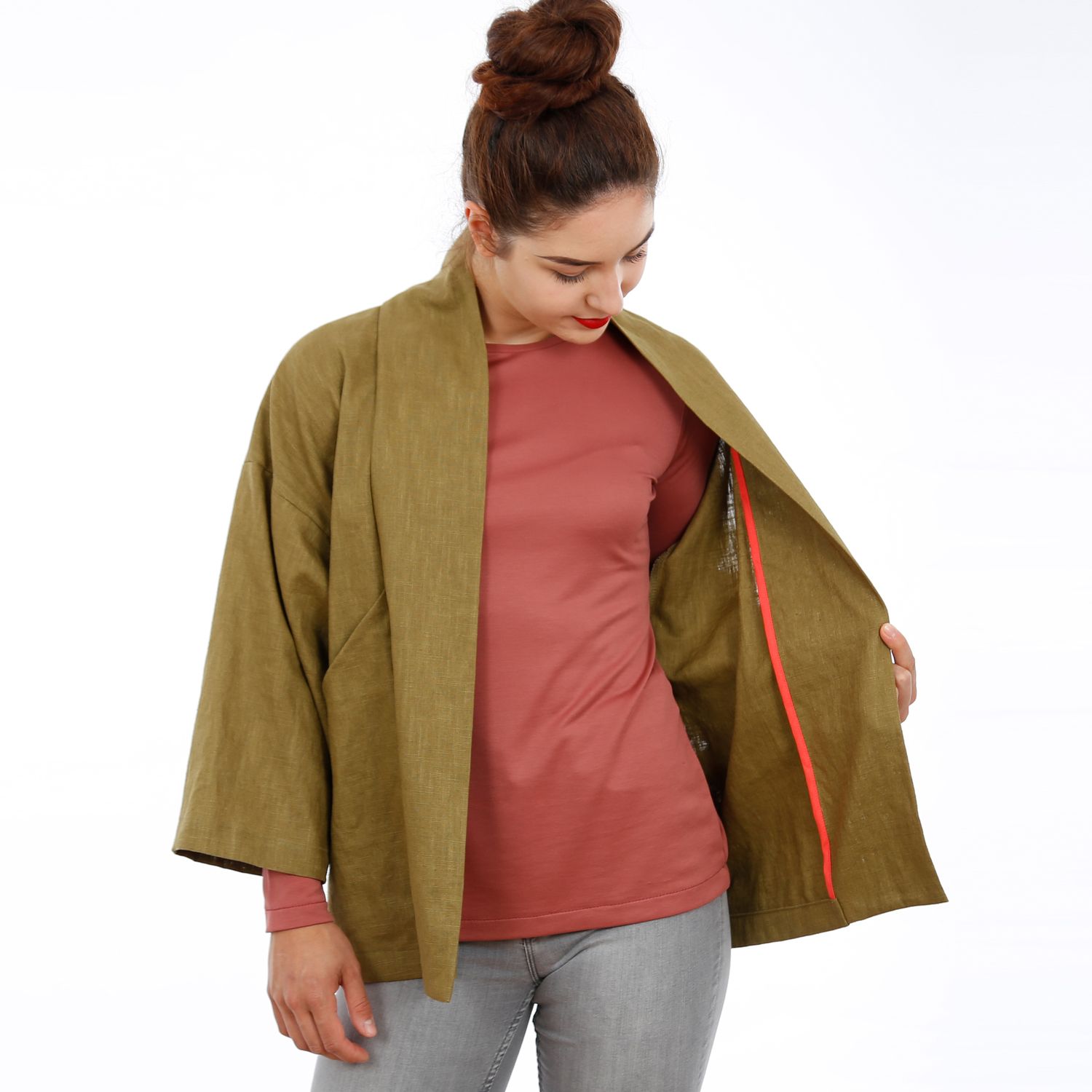 Kimonojacke - FRAU SINA- Schnittmuster eBook-5 Kimonojacke - FRAU SINA- Schnittmuster eBook-5