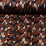Tissu d'habillement  - Feuilles d'automne - brun
