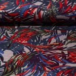Tissu d'habillement  - Pétales de fleurs - gris mélangé