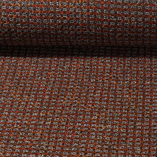 Tissu d'habillement  - Bouclé brillant - brun 
