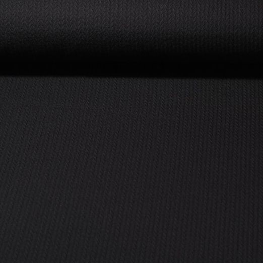 Jersey gemustert - Albstoffe HHL Knit Sweet Home Big Knit Schwarz