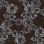 Modestoff - Blumen Braun Modestoff - Blumen Braun