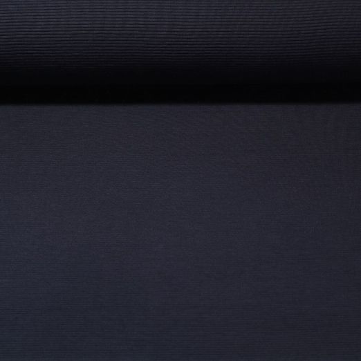 Rippjersey Leonhard - Navy Quergerippt