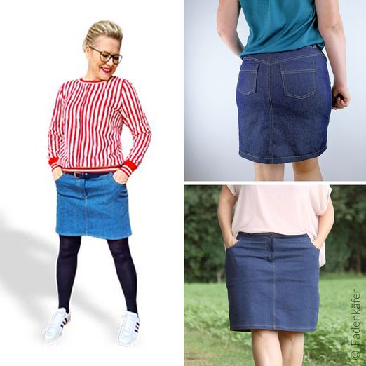 Jeansrock Damen - Schnittmuster eBook