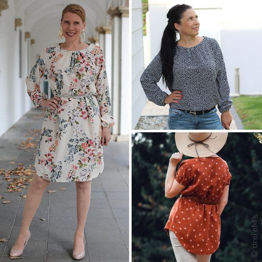 Kleid / Bluse - AVELLINO - Schnittmuster eBook