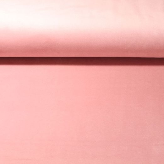 Tissu ameublement Sara velours Deluxe rose