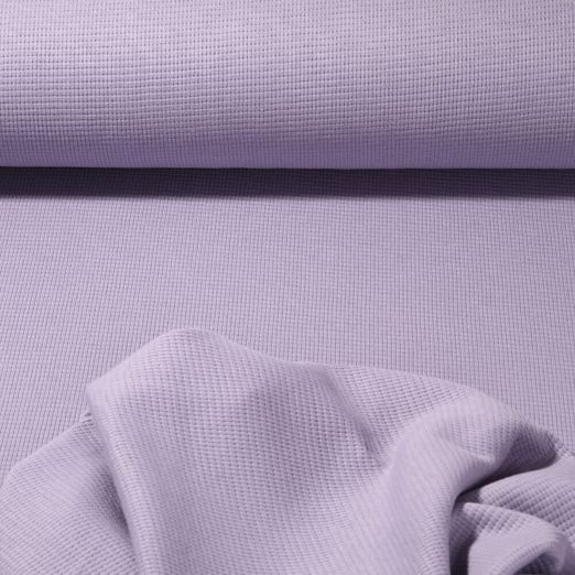 Jersey gaufré Leopold - lilas