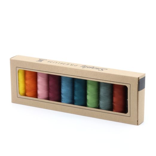 Set de fils à coudre Premium Snaply couleurs tendances - 10 bobines