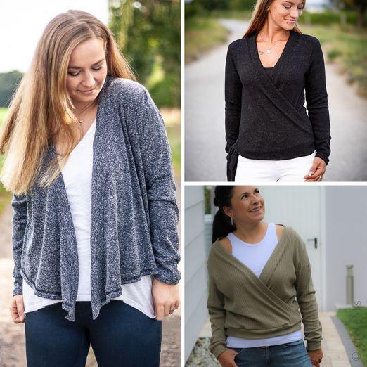 Pullover/Cardigan - VILLAROSA - Schnittmuster eBook