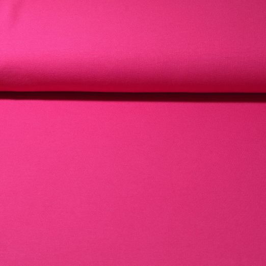 Sweat d'été bio Georg - French Terry - fuchsia uni