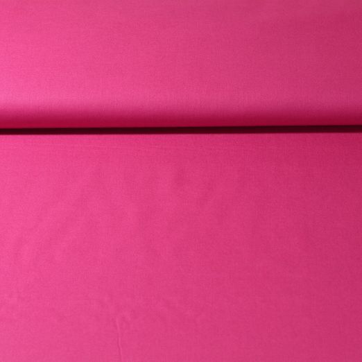 Bio Baumwollstoff Isidor - Uni Fuchsia