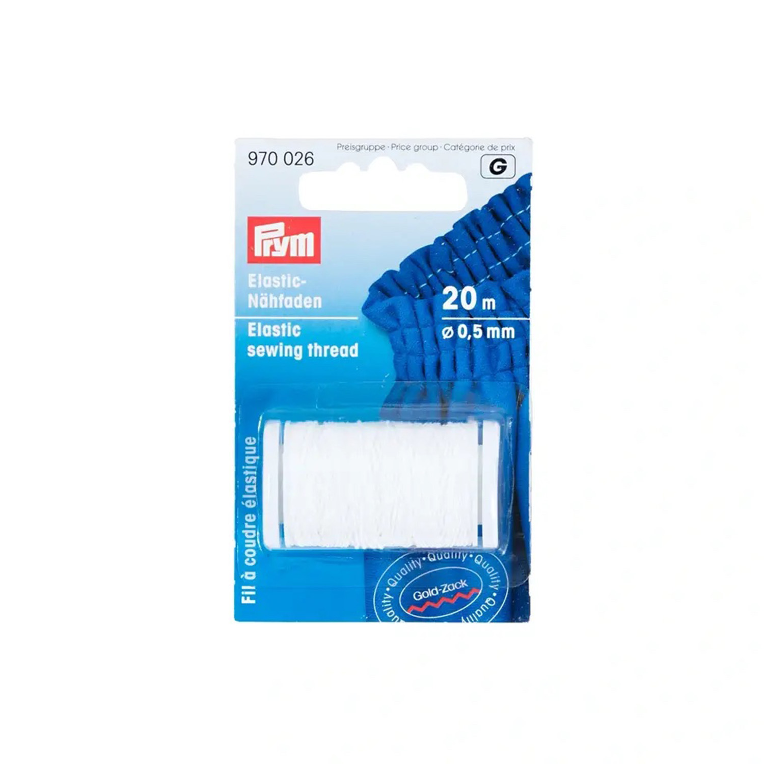 PRYM Fil à coudre élastique 0,5mm-2 PRYM Fil à coudre élastique 0,5mm-2