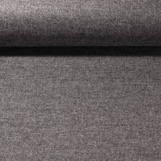 Tissu manteau Roberto - Flanelle gris mélange