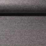 Mantelstoff Roberto - Flanell Grau Melange
