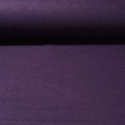 Tissu manteau Roberto - Flanelle lilas uni