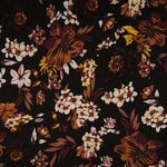 Tessuto moda - Mazzo di fiori nero Tessuto moda - Mazzo di fiori nero