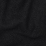 Polaire teddy lisse uni noir