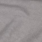 Teddy polaire lisse uni gris souris