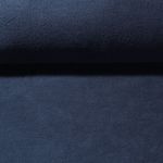 Polaire teddy lisse Matilda - Bleu marine foncé uni