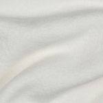 Polaire teddy lisse uni blanc