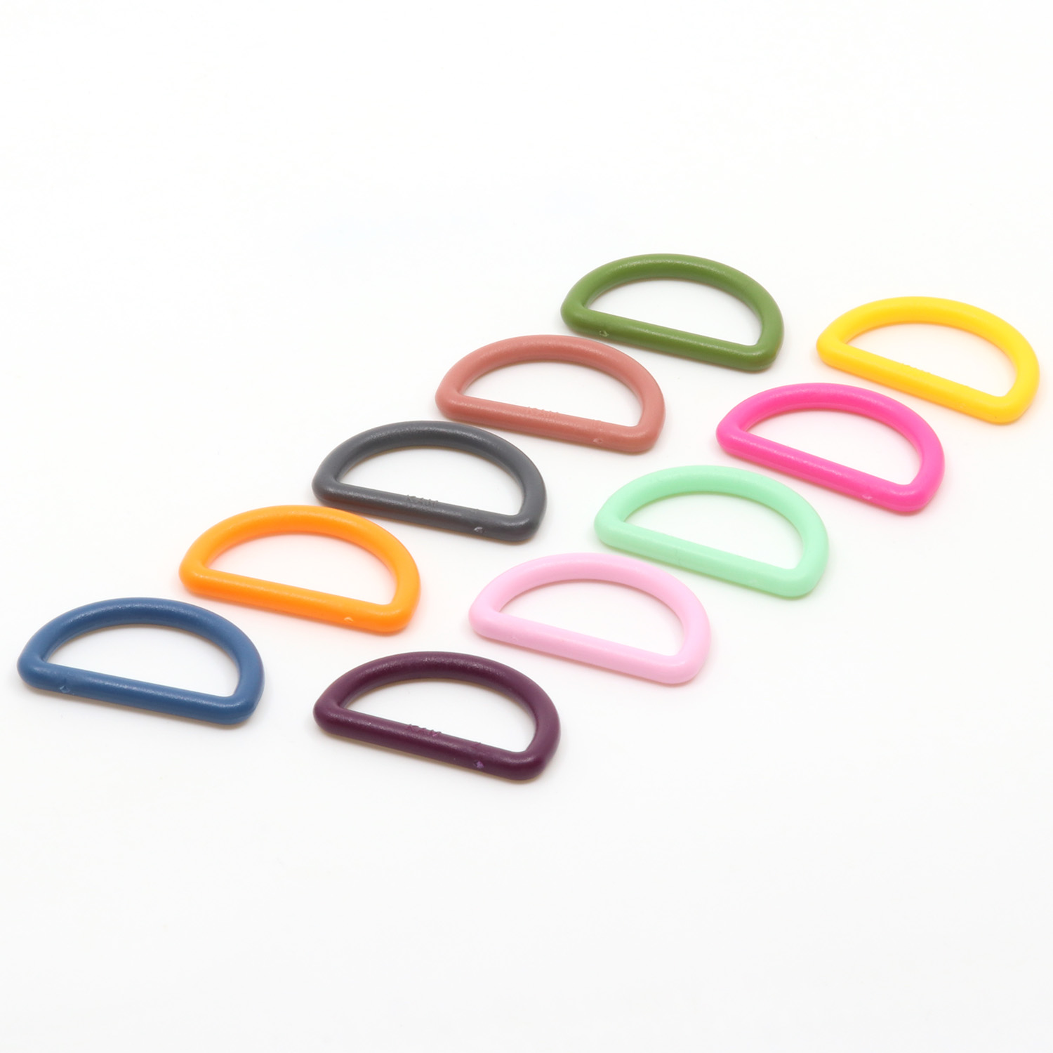 Anneaux en D en plastique 25mm - 4 pièces-2 Anneaux en D en plastique 25mm - 4 pièces-2
