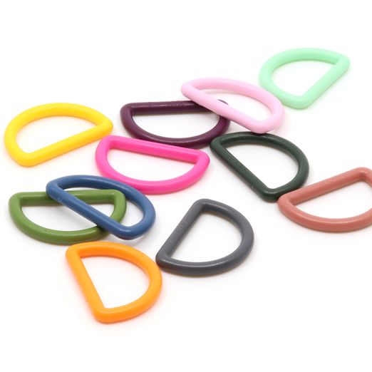 Anneaux en D en plastique 25mm - 4 pièces Anneaux en D en plastique 25mm - 4 pièces