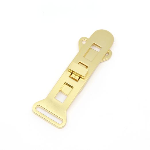Taschenverschluss lang gold
