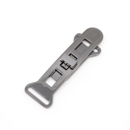 Fermoir de sac long rotatif - Métal foncé