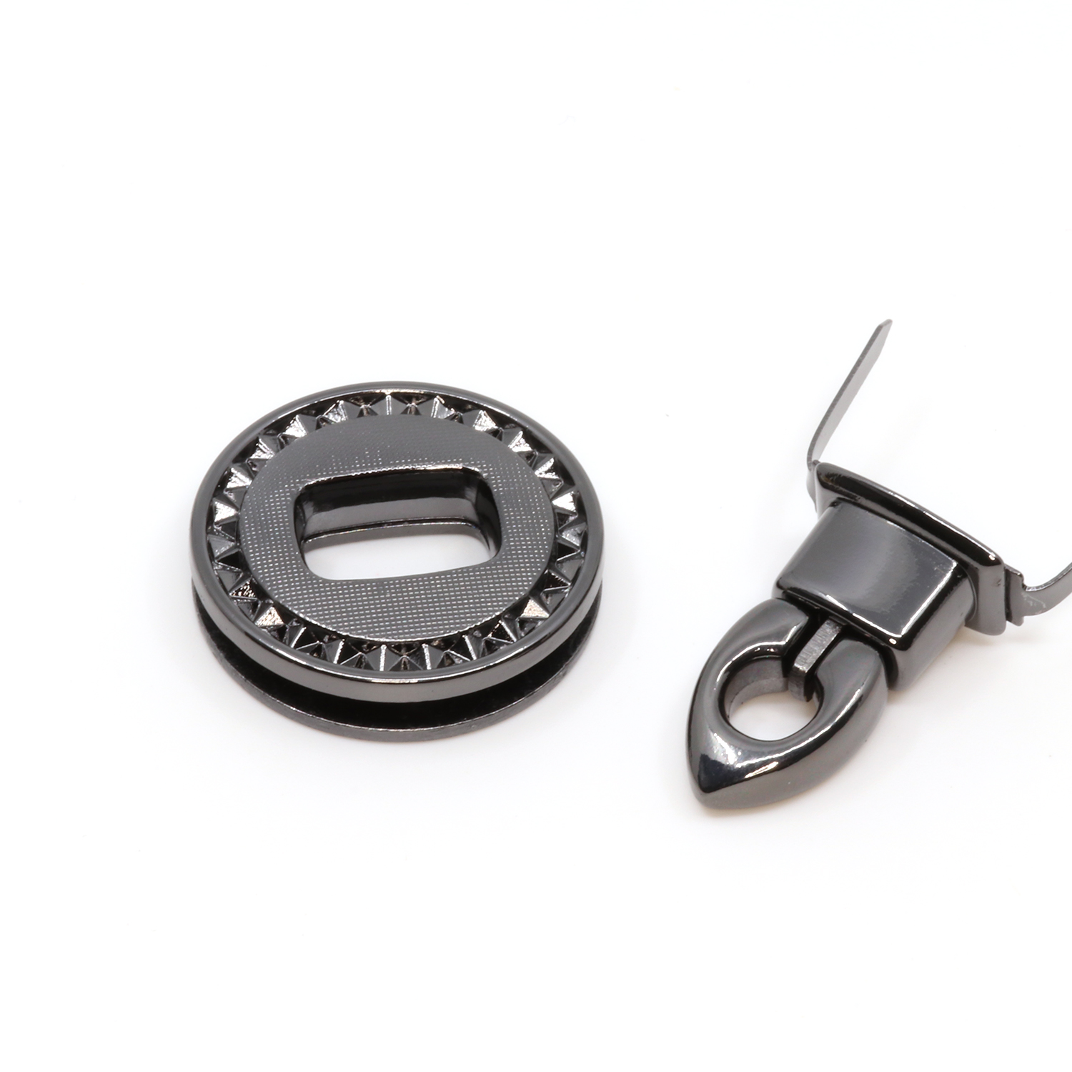 Taschenverschluss Flip Lock gunmetal-2 Taschenverschluss Flip Lock gunmetal-2
