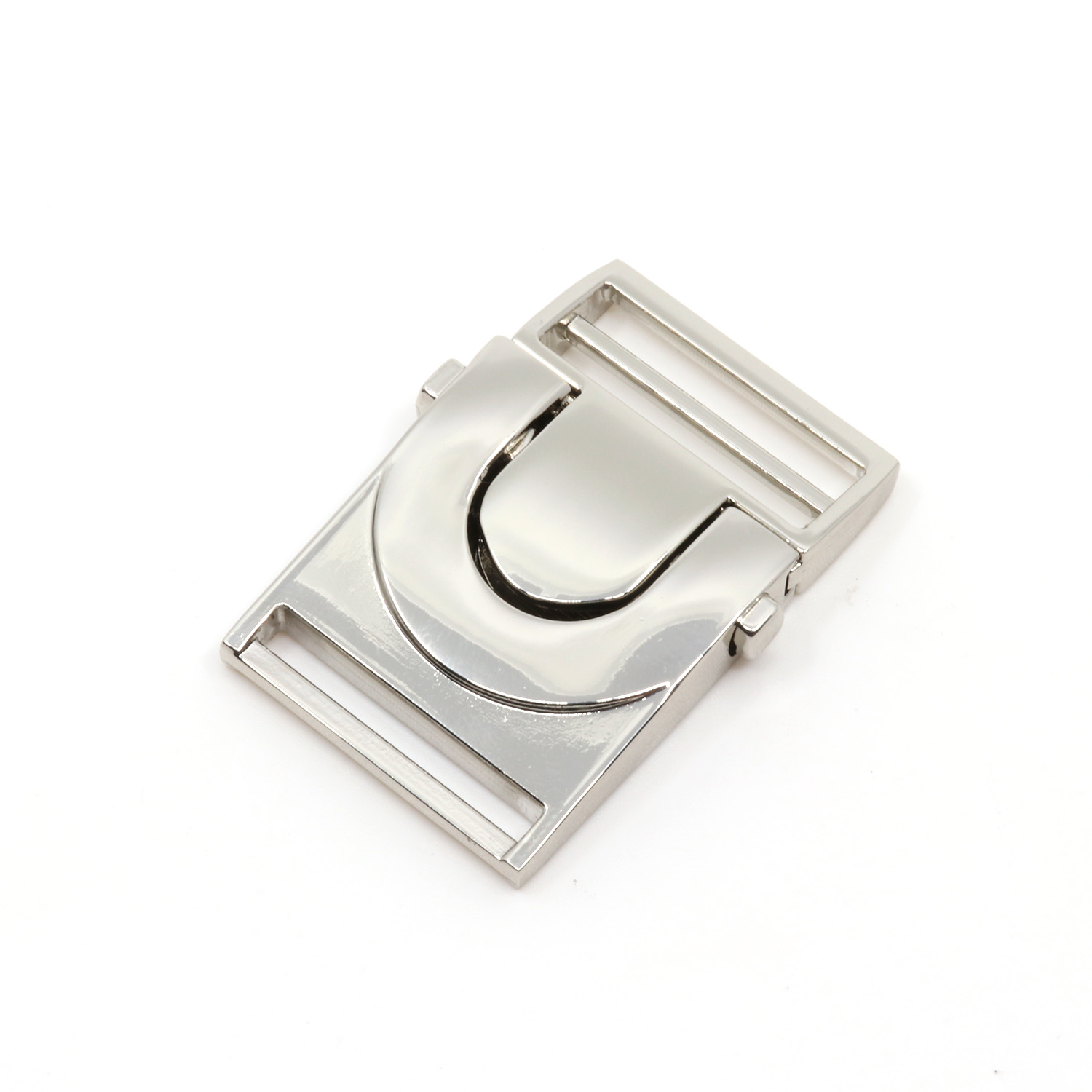 Boucle clip 25mm - Argenté-0 Boucle clip 25mm - Argenté-0