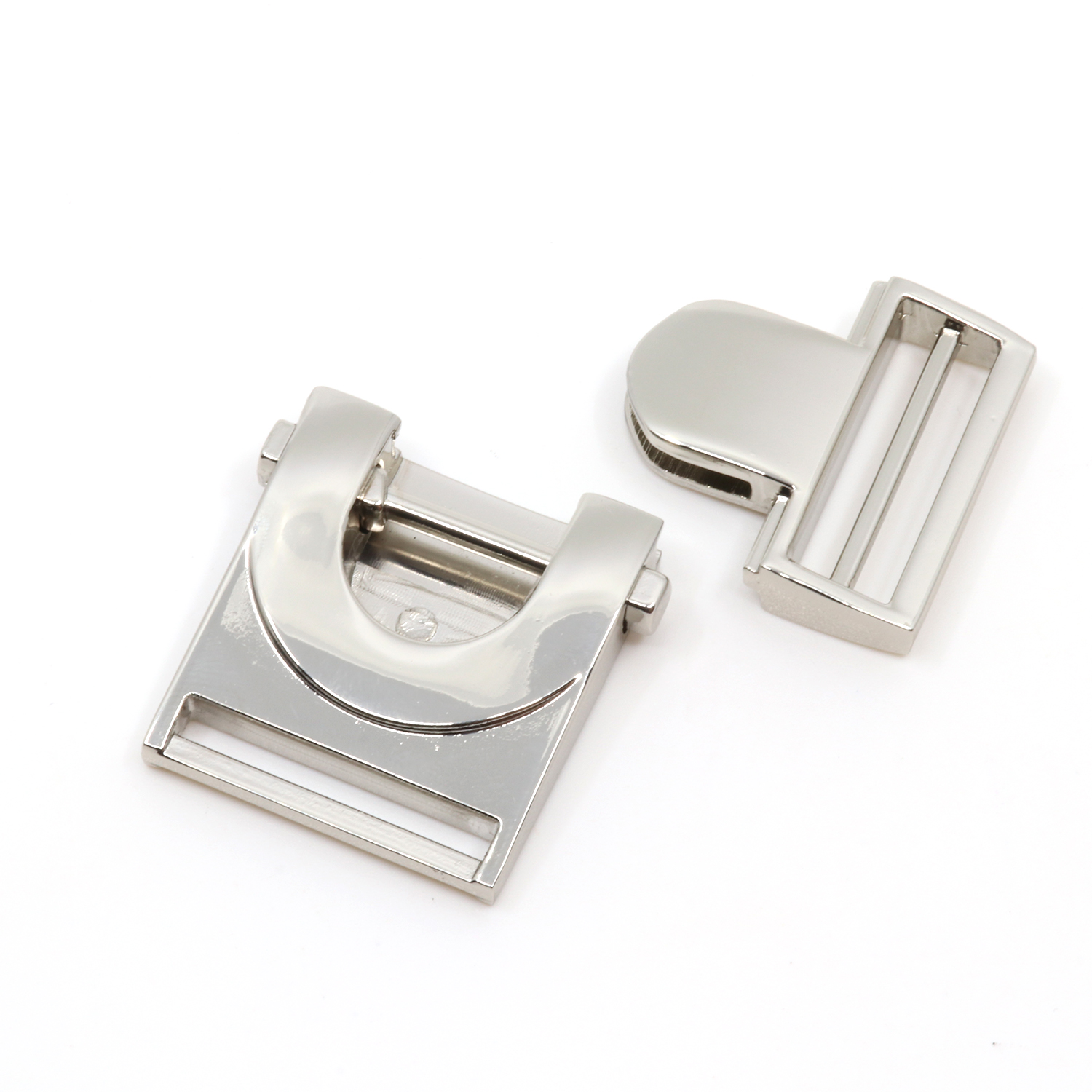 Boucle clip 25mm - Argenté-1 Boucle clip 25mm - Argenté-1