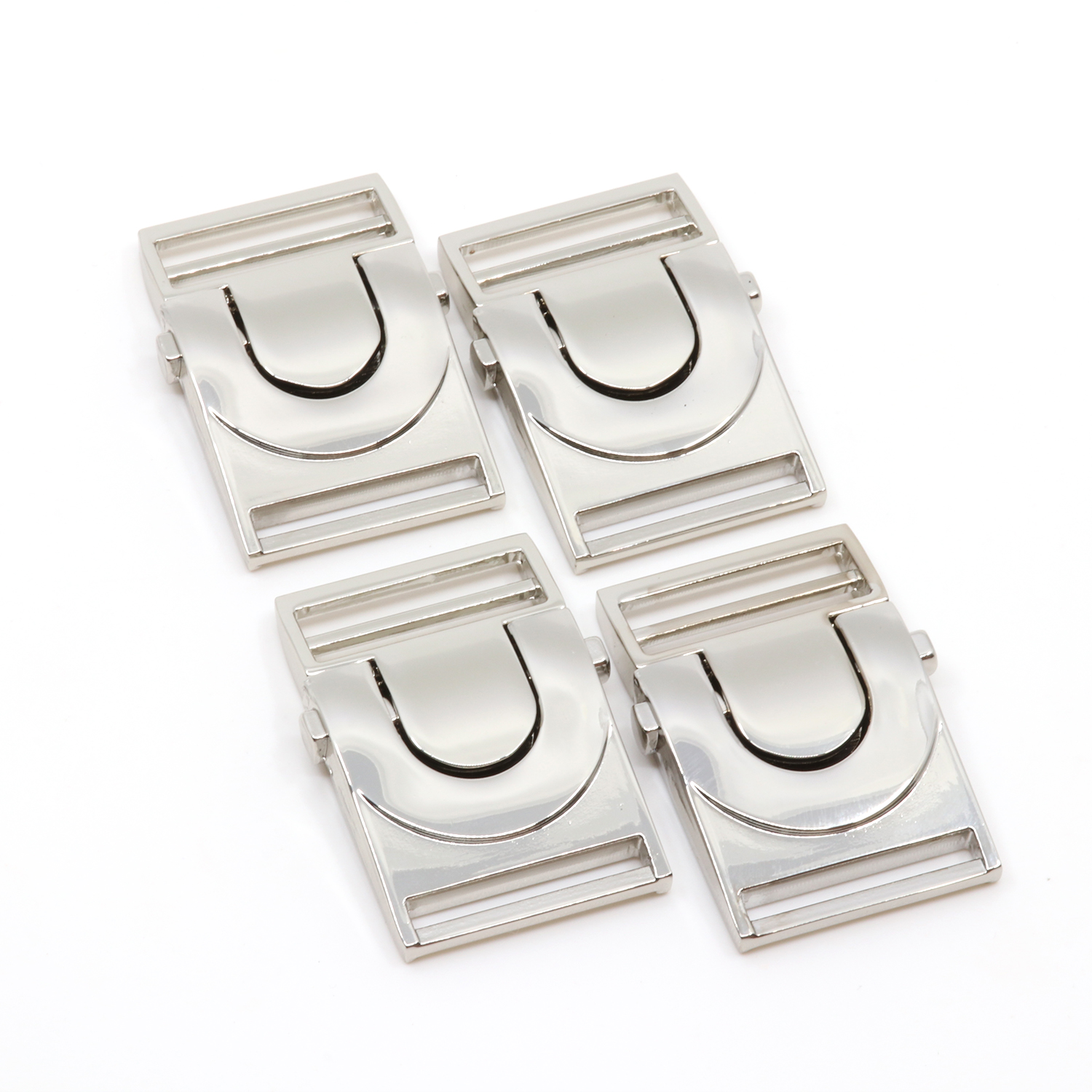 Boucle clip 25mm - Argenté-2 Boucle clip 25mm - Argenté-2