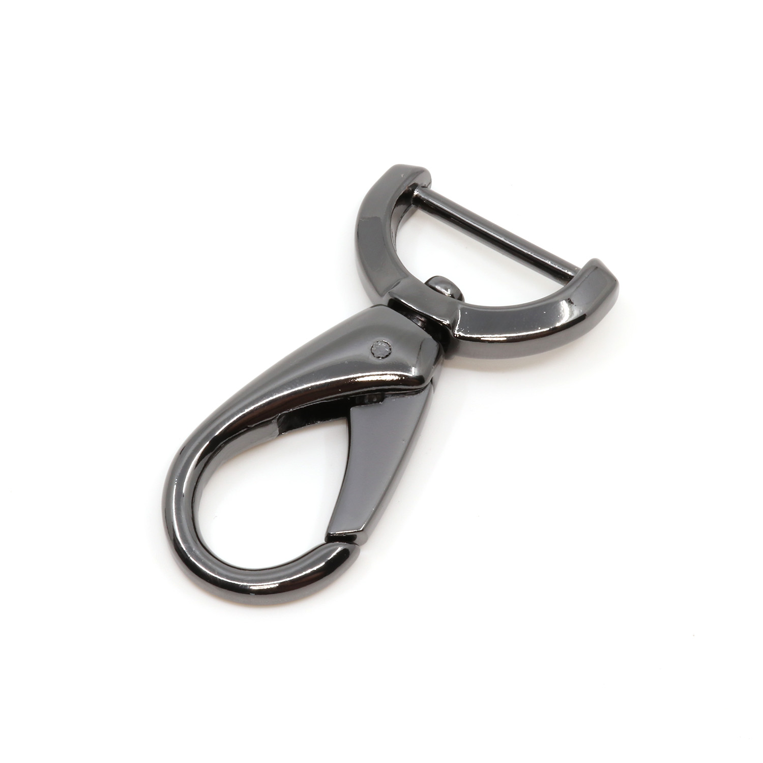 Taschenkarabiner groß 25mm gunmetal-0 Taschenkarabiner groß 25mm gunmetal-0