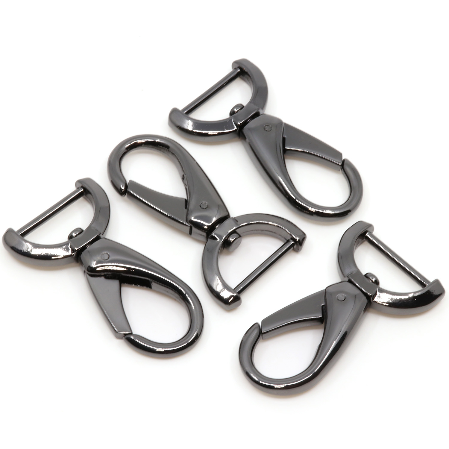 Taschenkarabiner groß 25mm gunmetal-1 Taschenkarabiner groß 25mm gunmetal-1