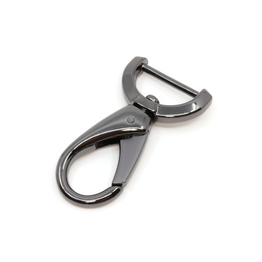 Taschenkarabiner groß 25mm gunmetal Taschenkarabiner groß 25mm gunmetal