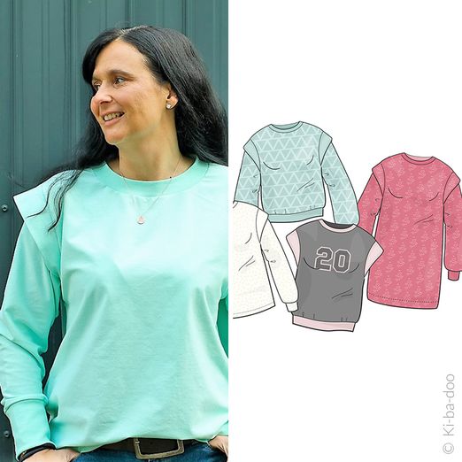 Flügel-Sweater - FRAYA - Schnittmuster eBook