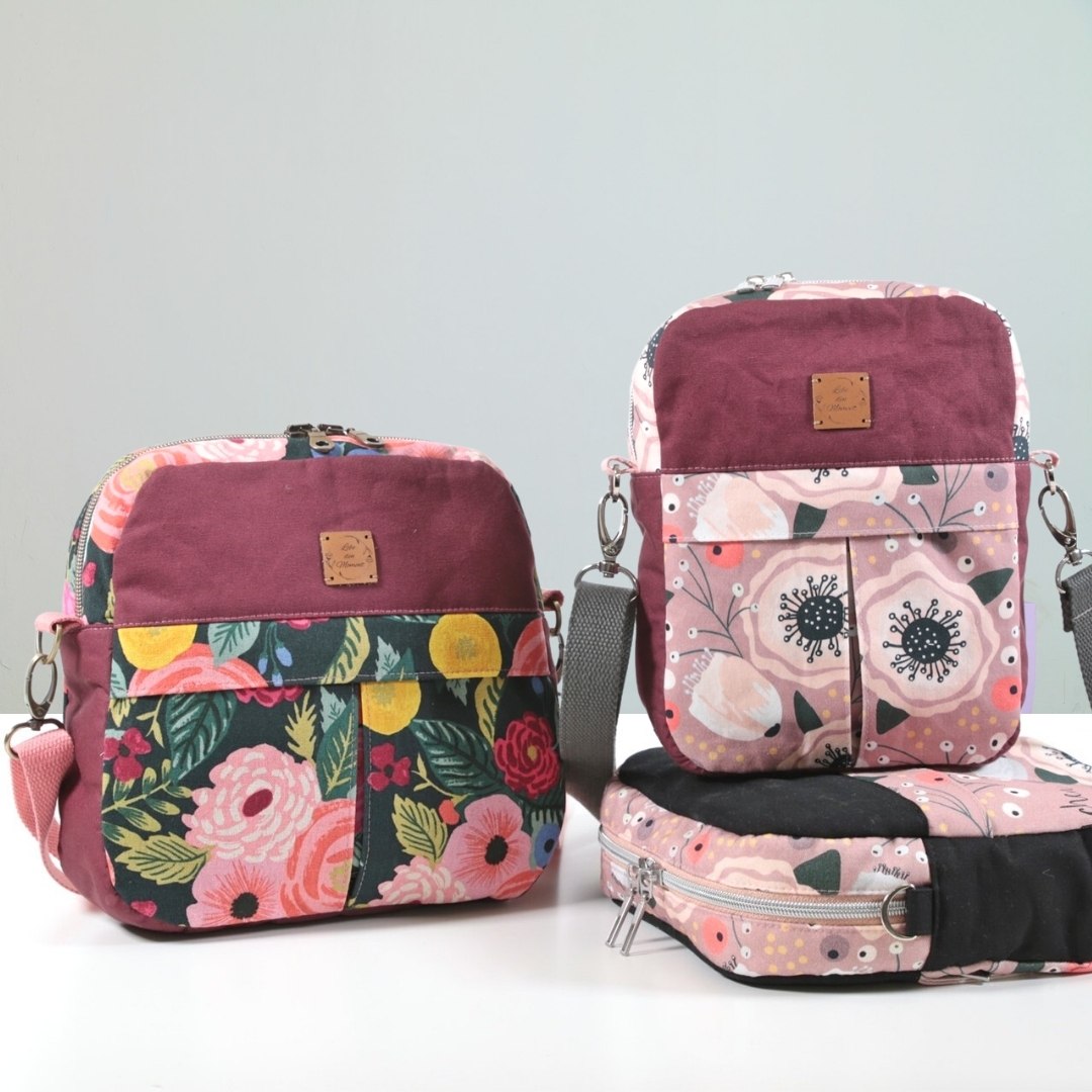 Cross Body Bag - Lilja - Schnittmuster eBook-1 Cross Body Bag - Lilja - Schnittmuster eBook-1