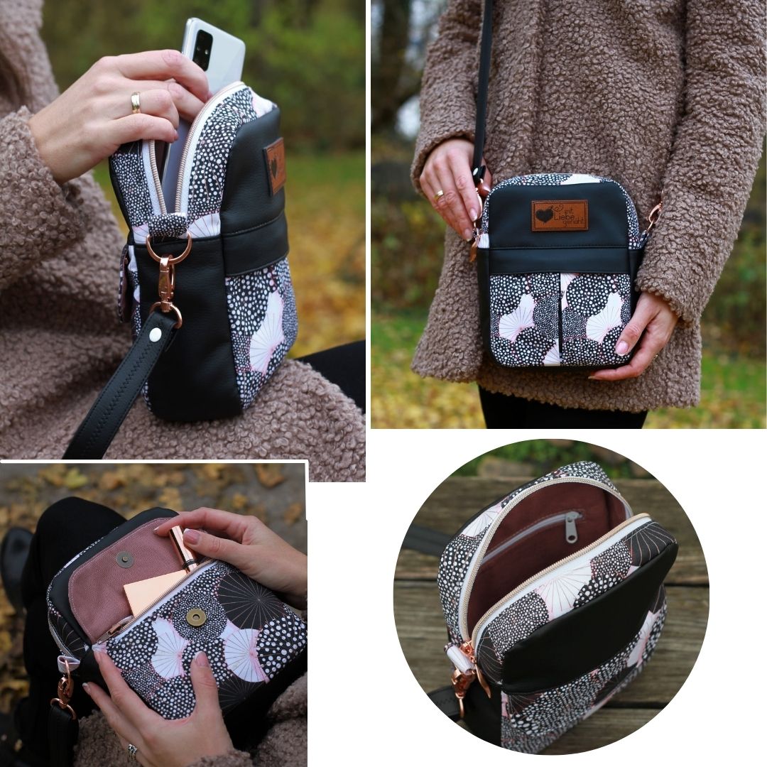 Cross Body Bag - Lilja - Schnittmuster eBook-8 Cross Body Bag - Lilja - Schnittmuster eBook-8