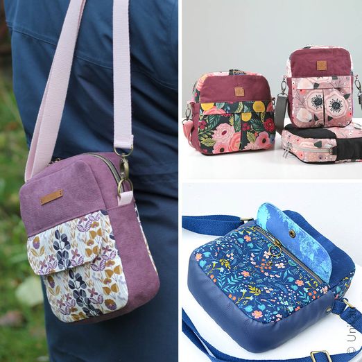 Cross Body Bag - Lilja - Schnittmuster eBook Cross Body Bag - Lilja - Schnittmuster eBook
