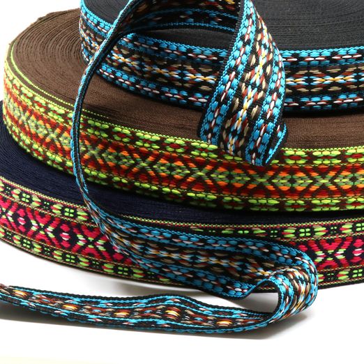 Gurtband 38mm "Bestickt" - Meterware