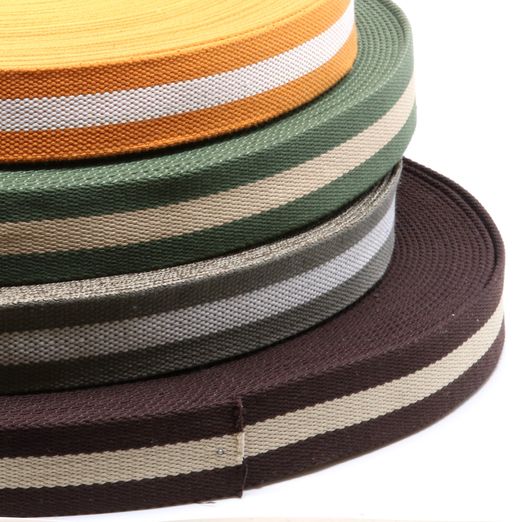 Gurtband 38mm "Colorblock"  - Meterware