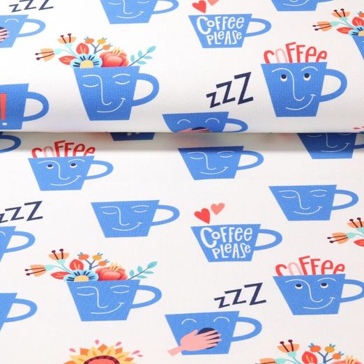 Sweat - Hamburger Liebe Darling Things Coffee Please - écru