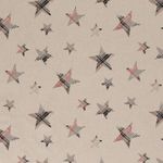 Canvas - Sterne Leinenlook Beige Schwarz Canvas - Sterne Leinenlook Beige Schwarz