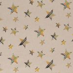 Canvas - Sterne Leinenlook Beige Gelb Canvas - Sterne Leinenlook Beige Gelb